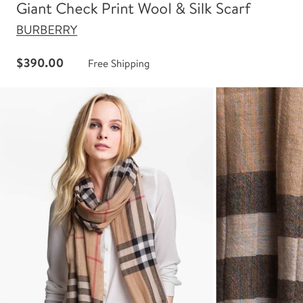 Authentic Burberry scarf